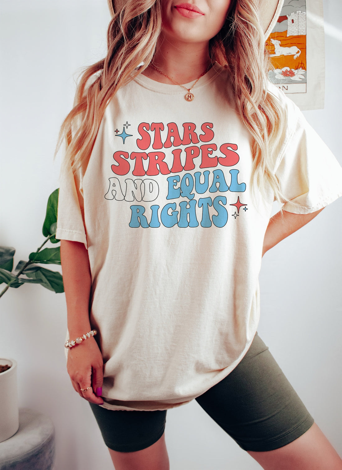 Stars Stripes And Equal Rights Comfort Colors Tshirt