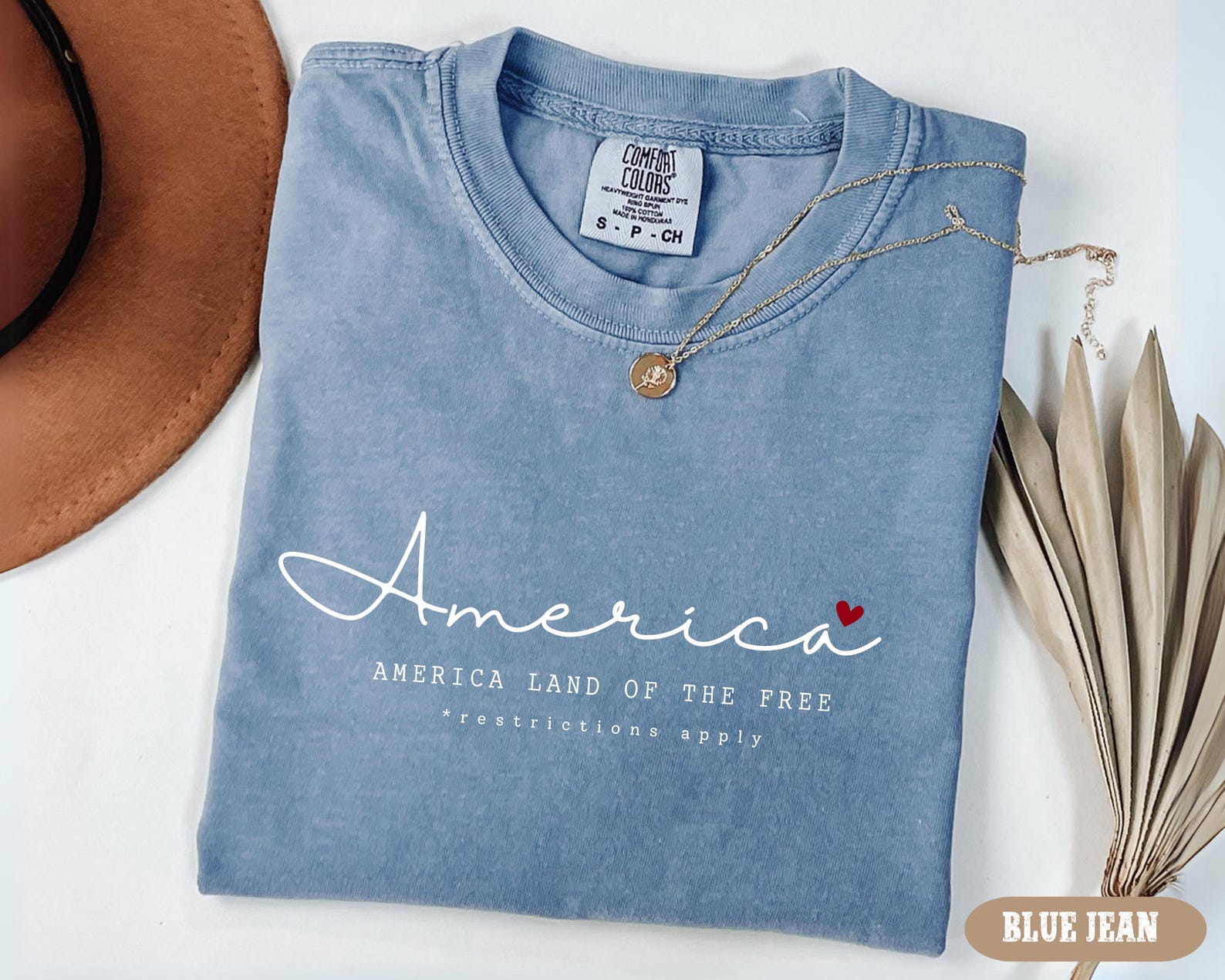 America Land of the Free Comfort Colors Shirt