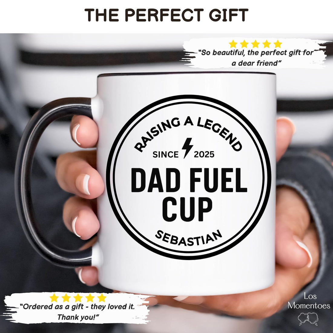 Personalized Dad Fuel Mug with Kids' Names Mug