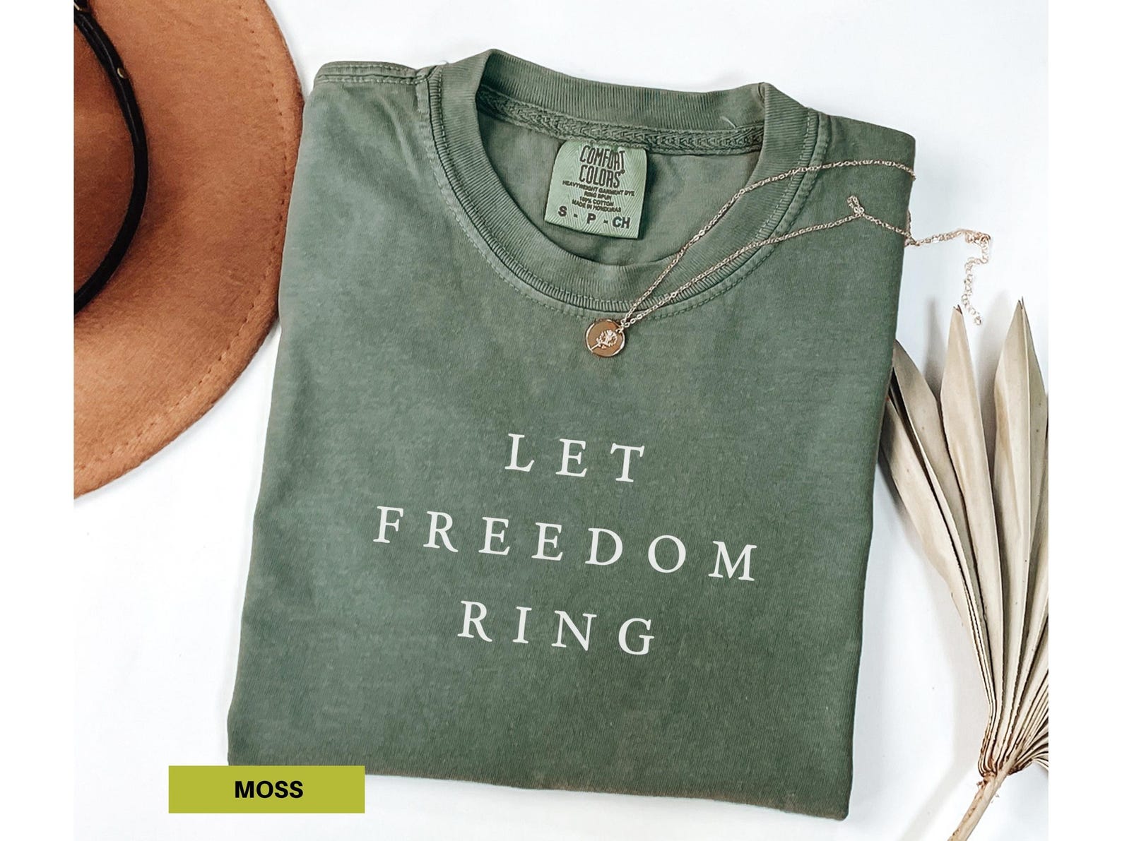 Let Freedom Ring Comfort Colors Patriotic Shirt