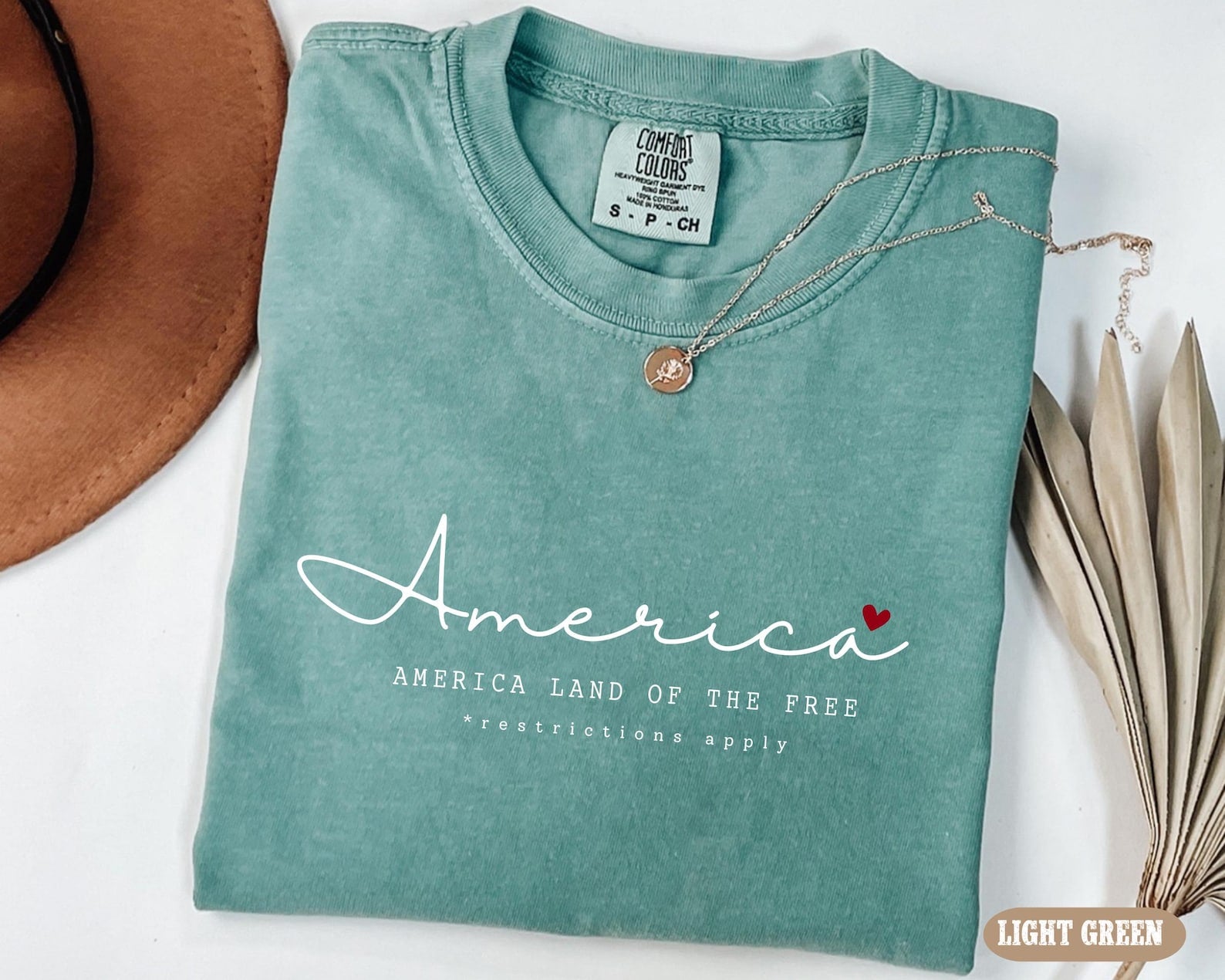 America Land of the Free Comfort Colors Shirt