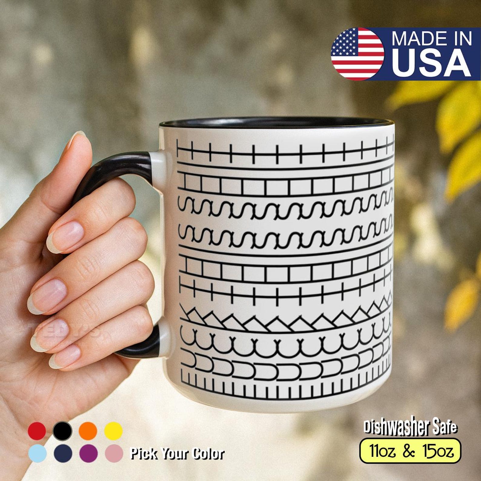 Fuck This Shit Accent Mug